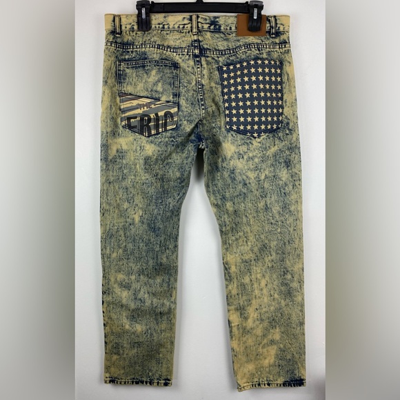 Diamond Stash size Large/38 Men’s Sahara American Flag Jacket Vest & Jeans - Picture 12 of 16